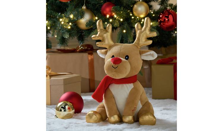 Argos Home Reindeer Animated Plush