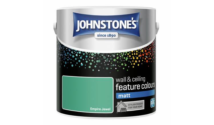 Johnstone's Feature Matt Empire Jewel 2.5L - Green