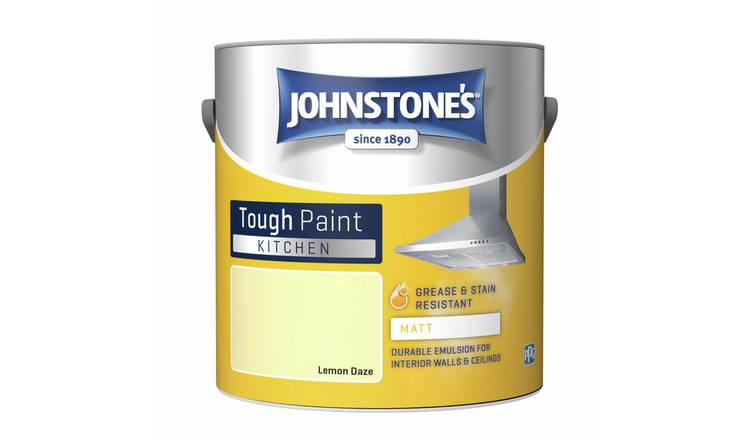 Johnstone's Kitchen Matt Paint 2.5L - Lemon Daze