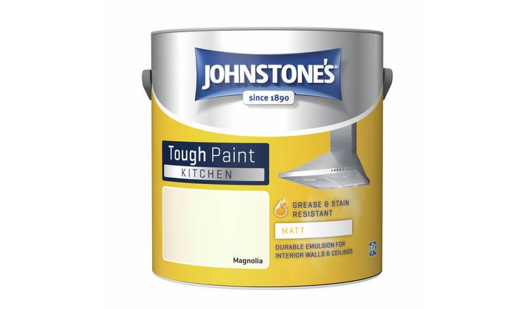 Johnstone's Washable Matt Tough Paint - 2.5L Magnolia