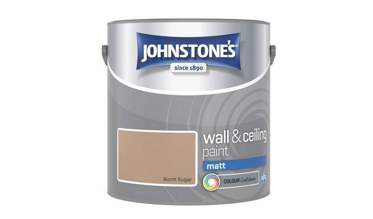 Johnstone's Matt Paint Brunt Sugar 2.5L - Brown