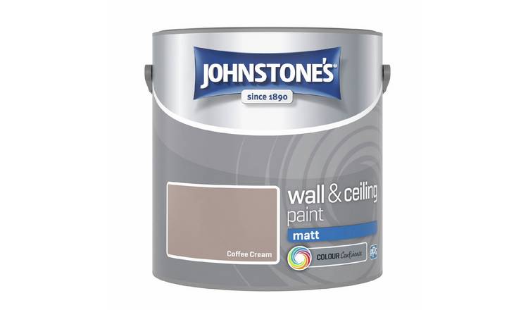 Johnstone's Wall & Ceiling Matt Paint 2.5L - Coffee Cream