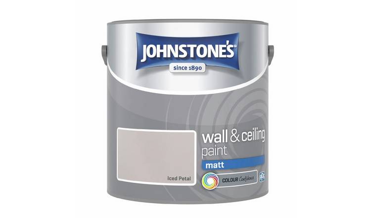 Johnstone's Wall & Ceiling Matt Paint 2.5L - Iced Petal