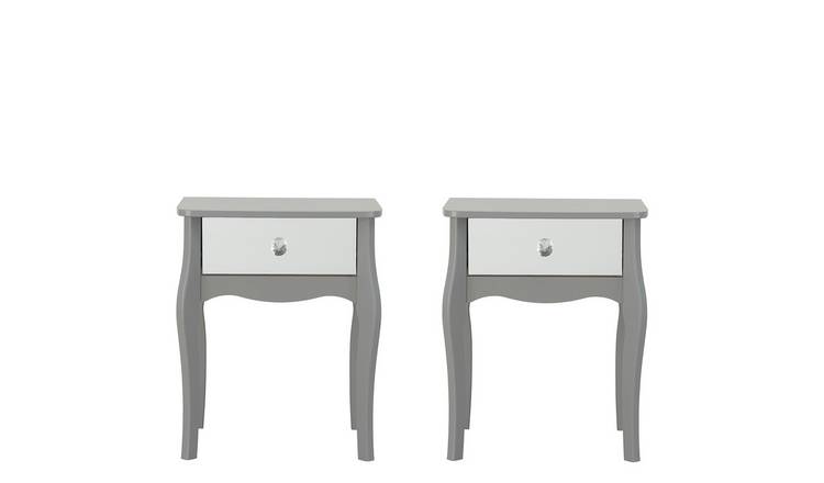 Buy Argos Home Holsted Gloss 2 Drawer Bedside Table White Bedside Tables Argos Argos Home White Bedside Table Bedside