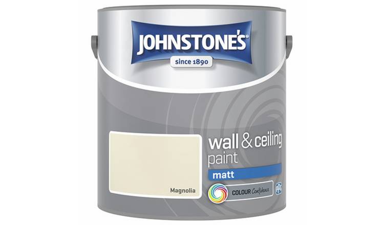 Johnstone's Matt Wall & Ceiling Paint Magnolia 2.5L