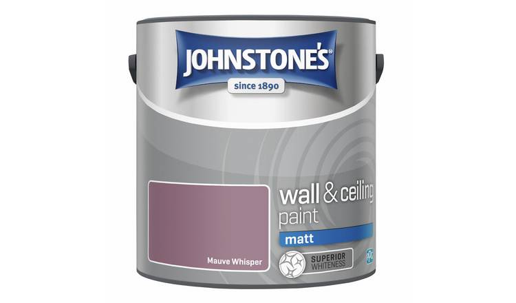 Johnstone's Soft Sheen Paint Mauve Whisper 2.5L