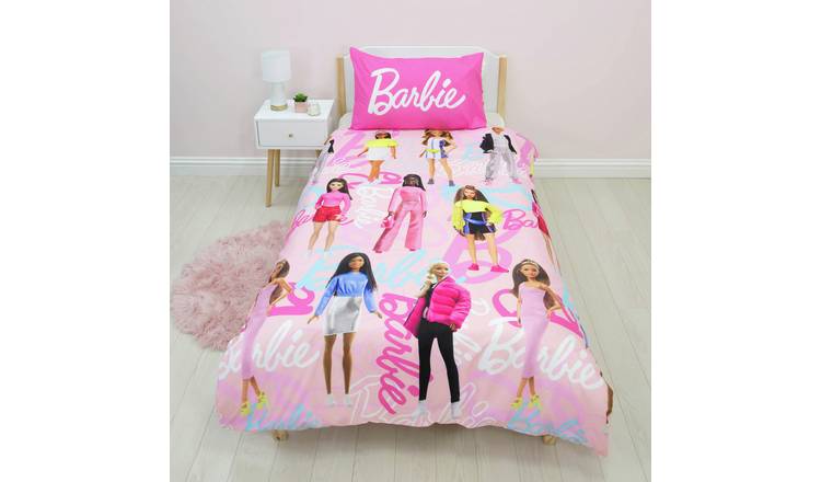 Barbie Pink Kids Bedding Set - Double