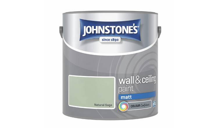 Johnstone's Wall & Ceiling Matt Paint 2.5L - Natural Sage