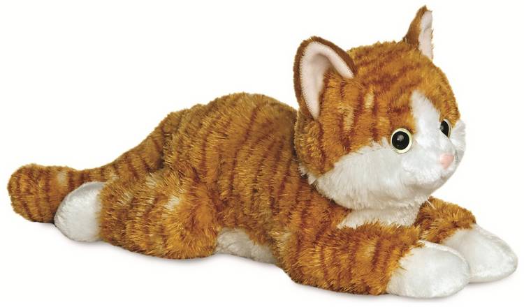 Aurora Flopsies Chester Cat 12-inch Plush Toy