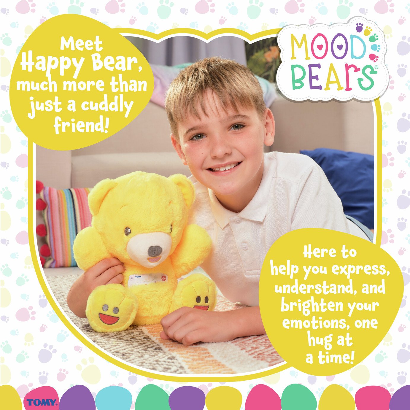 Buy Mood Bears Large Happy Plush | Teddy bears and soft toys | Argos