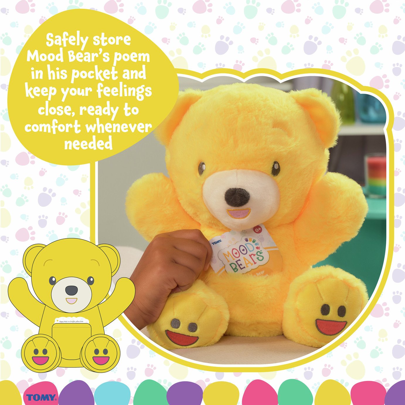 Buy Mood Bears Large Happy Plush | Teddy bears and soft toys | Argos