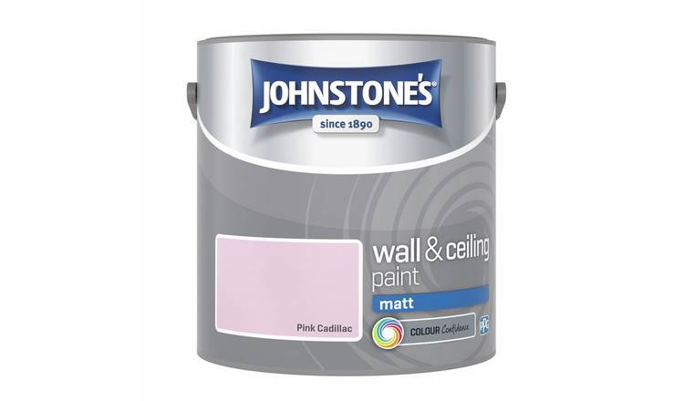 Johnstone's Wall & Ceiling Pink Cadillac Matt Paint 2.5L