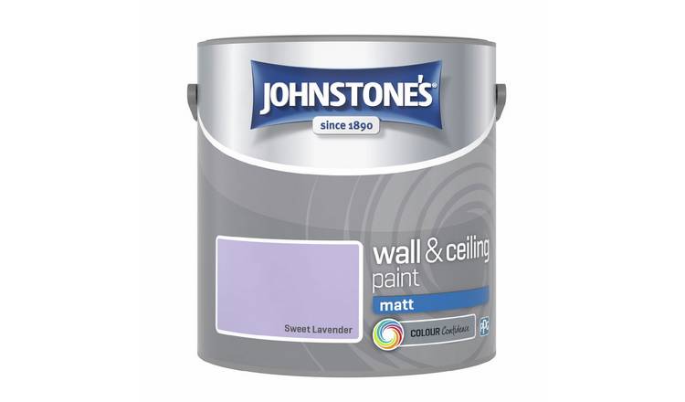 Johnstone's Washable Matt Tough Paint Sweet Lavender 2.5L