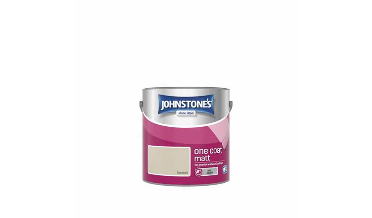 Johnstones Seashell One Coat Matt Paint 2.5L - Beige