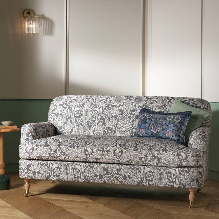 Habitat x Morris & Co. Merton Sunflower Fabric 2 Seater Sofa 0