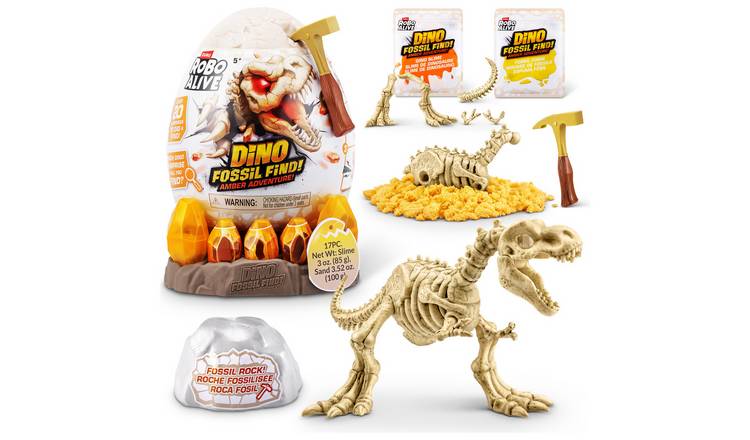 Robo Alive Amber Fossil Find Adventure Playset