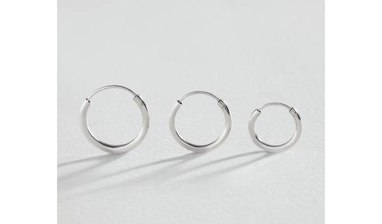 Argos small shop hoop earrings