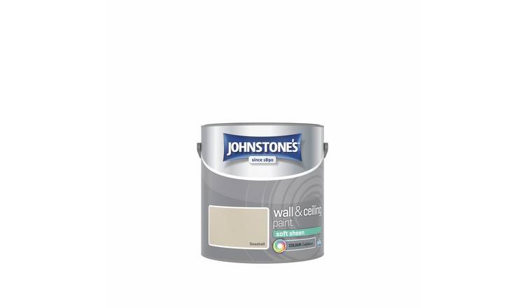 Johnstone's Wall & Ceiling Seashell Soft Sheen Paint 2.5L