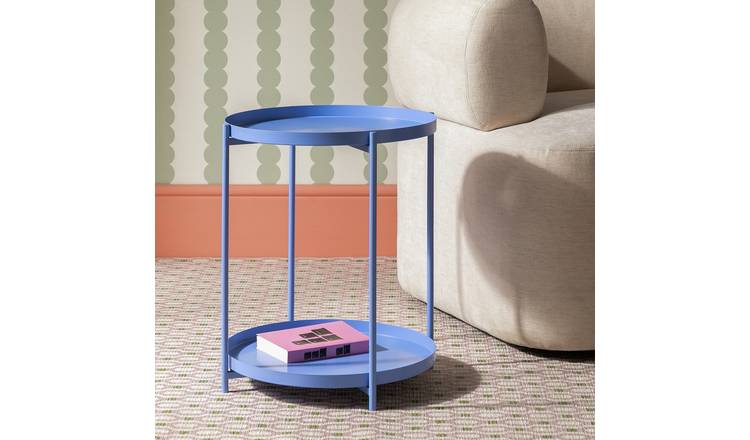 Habitat Rex Side Table - Blue