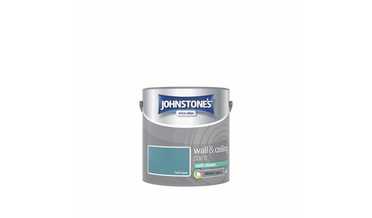 Johnstone's Wall Soft Sheen Paint 2.5L - Teal Topaz