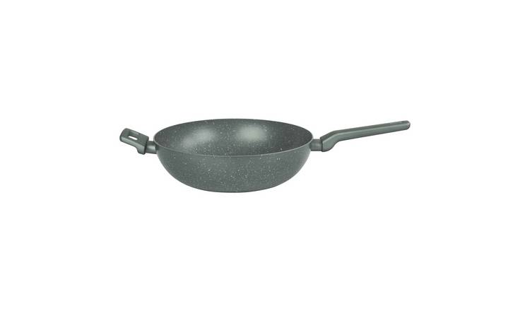 BergHOFF Leo Stone Cast Aluminum 12 Non-Stick Wok - Black