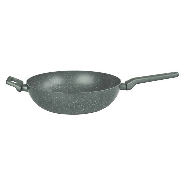 Argos Home Stone Effect 30cm Non Stick Aluminium Wok 0