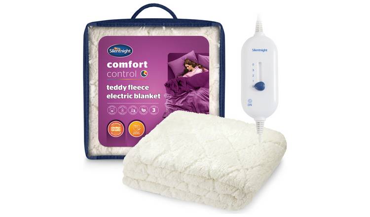 Silentnight Teddy Fleece Electric Blanket - Single