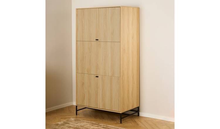 Furniture To Go Albany 4 Door Wardrobe - Natural