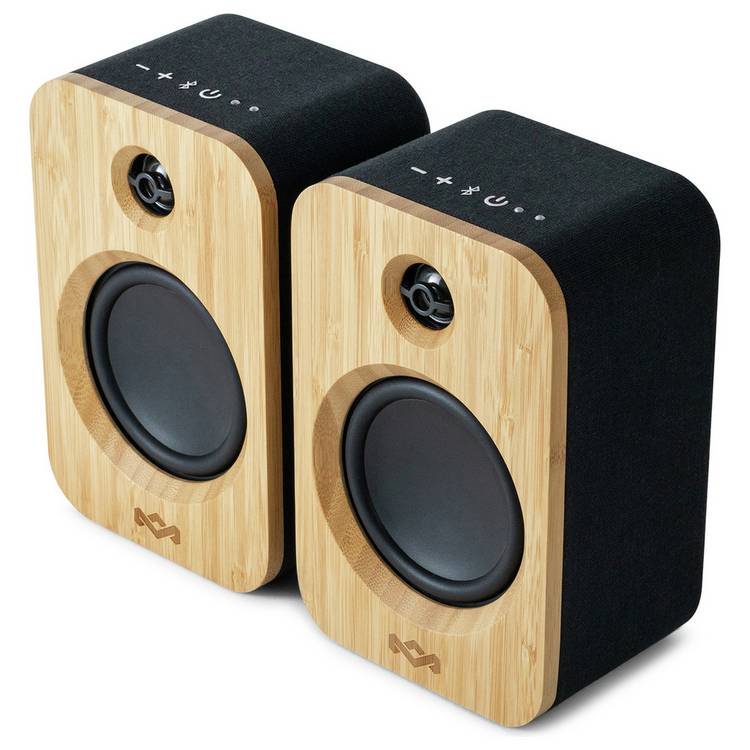 House of Marley Get Together Duo Bluetooth Bookshelf Speaker 0