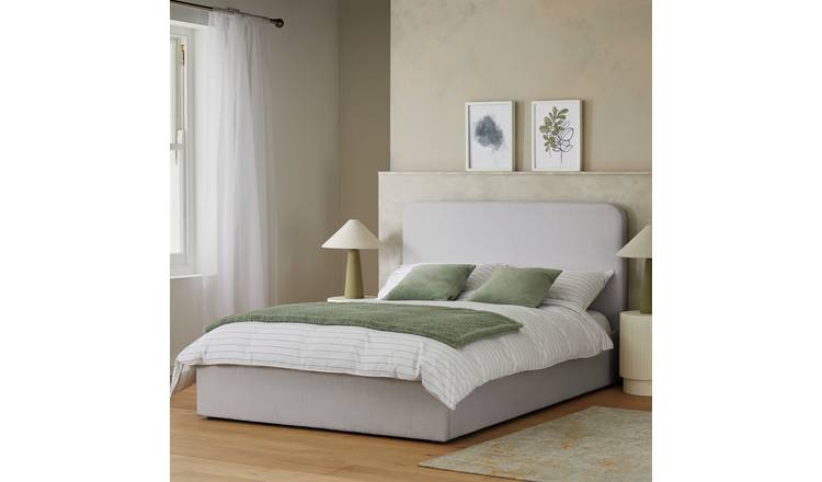Habitat Chadwell Superking End Lift Ottoman Bed - Grey