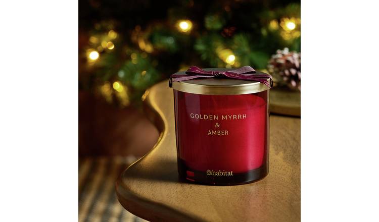 Habitat Medium Candle with Lid - Golden Myrrh & Amber