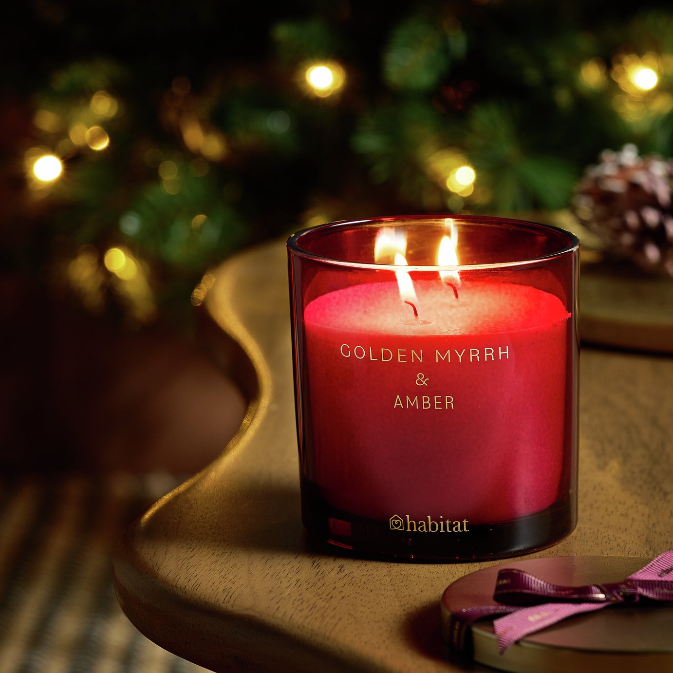 Buy Habitat Candle with Lid - Golden Myrrh & Amber | Candles | Argos