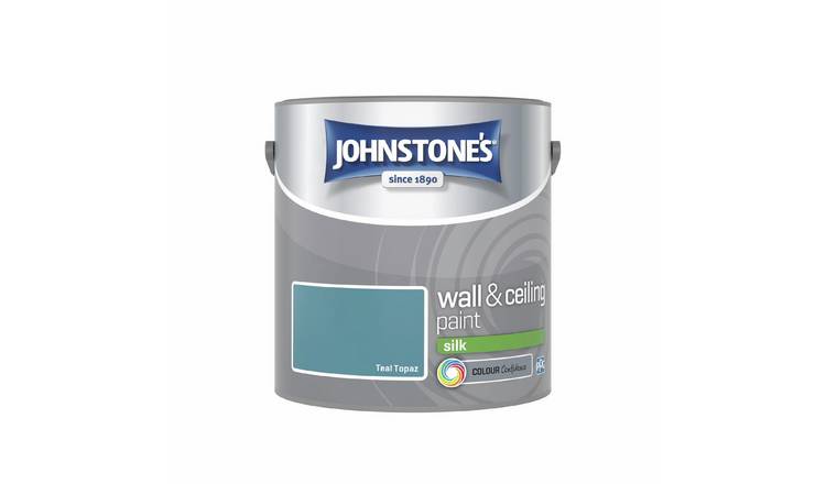 Johnstone's Silk Paint Teal Topaz 2.5L- Blue
