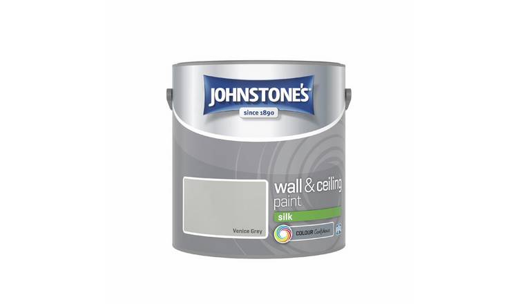 Johnstone's Wall & Ceiling Silk Paint 2.5L - Venice Grey