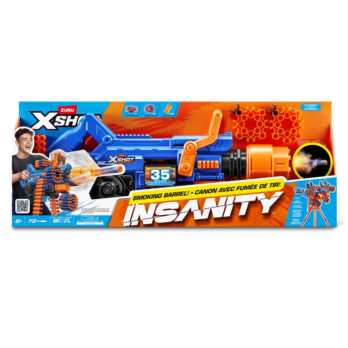 Juego X-SHOT Láser 360° con 2 Pistolas Láser y 2 Pares de Lentes con