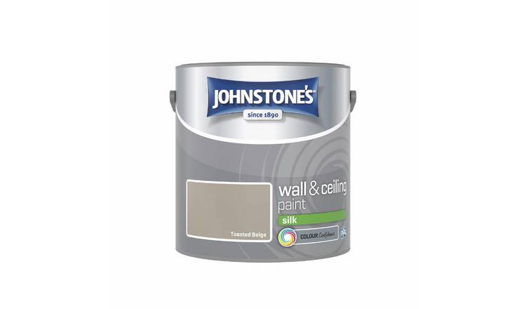 Johnstone's Wall & Ceiling Silk Paint 2.5L - Toasted Beige