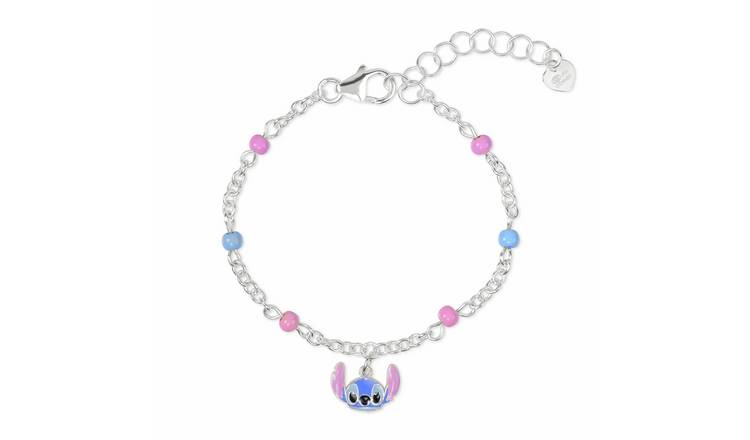 Disney Lilo & Stitch Sterling Silver Charm Bracelet