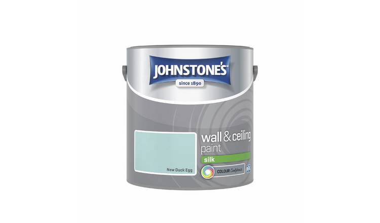 Johnstone's Wall & Ceiling Silk Paint 2.5L - New Duck Egg