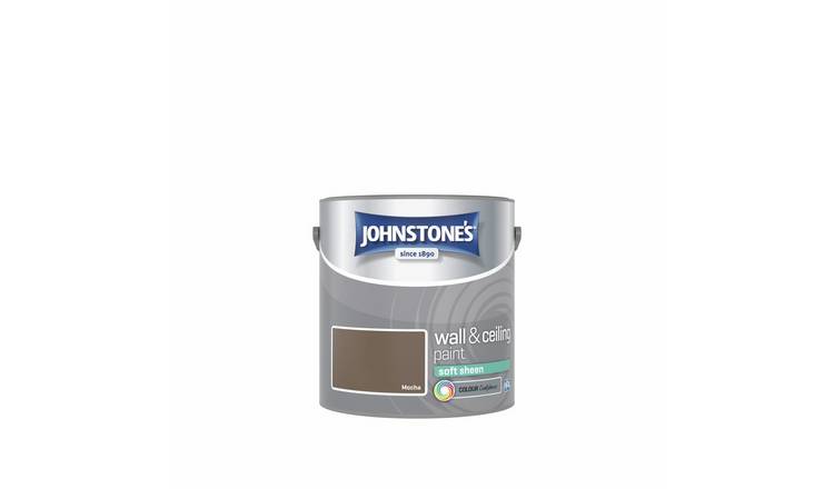 Johnstone's 2.5L Soft Sheen Wall and Ceiling Paint - Mocha