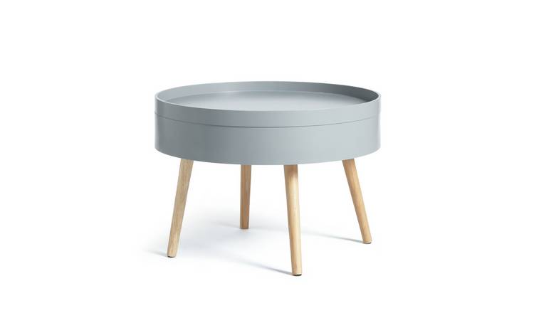 Small side store table grey