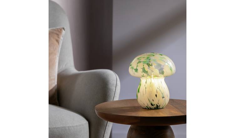 Habitat Mushroom Battery Powered Table Lamp - Green