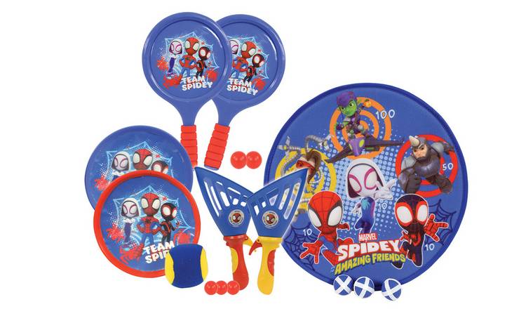Spidey & His Amazing Friends Bumper Box 4 in 1 Garden Games