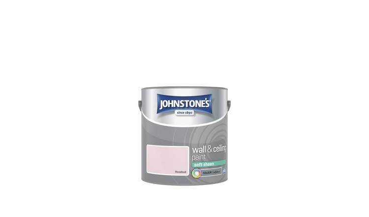 Johnstone's Wall & Ceiling Soft Sheen Paint 2.5L - Rosebud