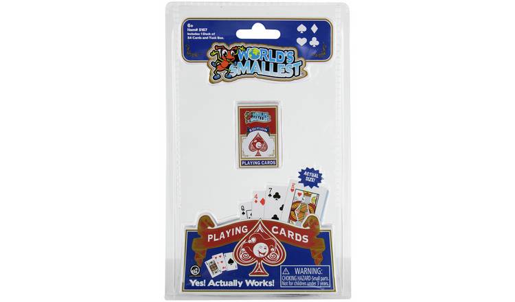 World's Smallest Playing Cards