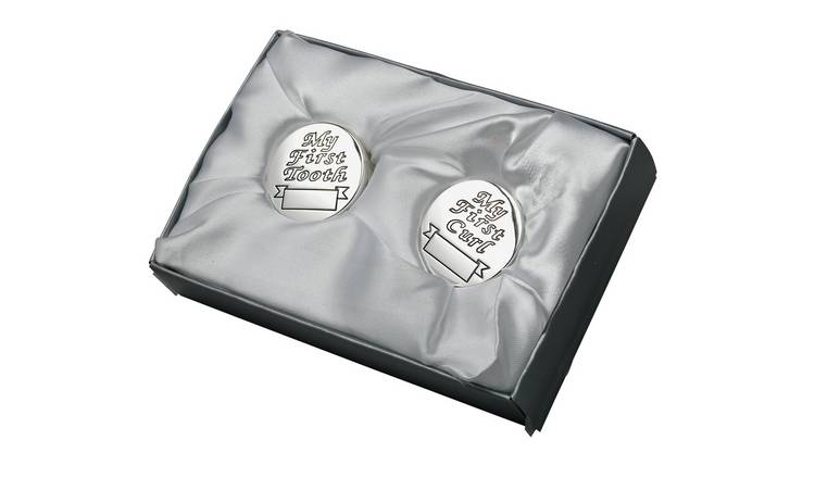 Bambino Silver Plated First Tooth & Curl Boxes