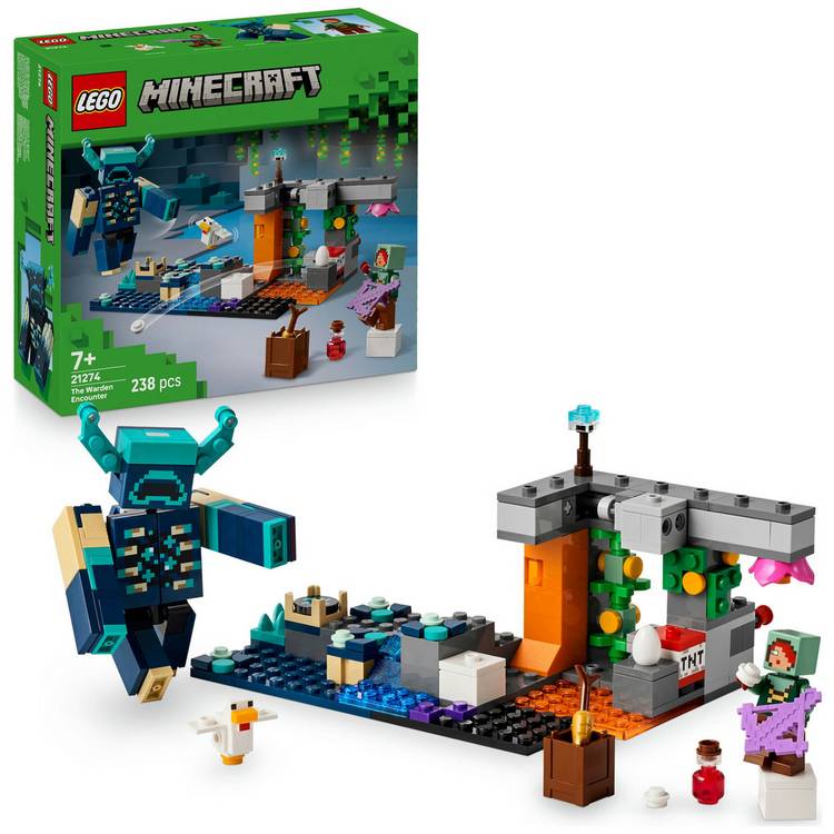 LEGO Minecraft The Warden Encounter Interactive Toy 21274 0