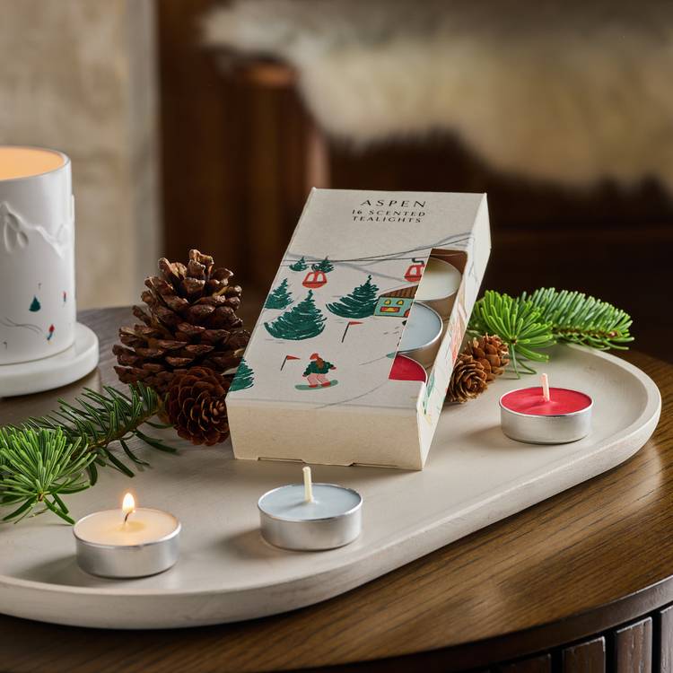 Habitat Aspen Scented Tealights - Pack of 16 0