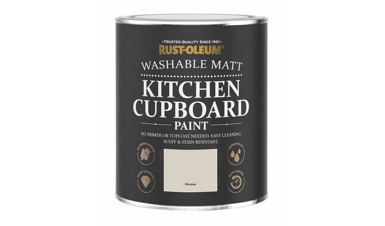 Rust-Oleum Kitchen Matt Cupboard Paint 750ml - Hessian