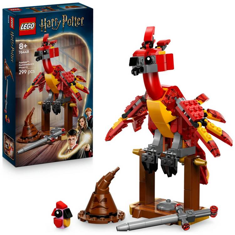 LEGO Harry Potter Fawkes: Dumbledore's Phoenix Toy Set 76448 0