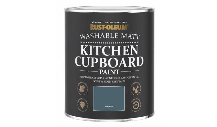 Rust-Oleum Kitchen Matt Cupboard Paint 750ml - Blueprint